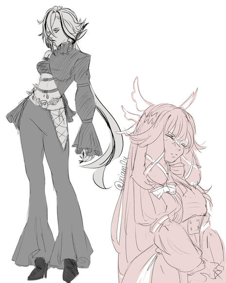 Full-body grayscale and Half-body grayscale