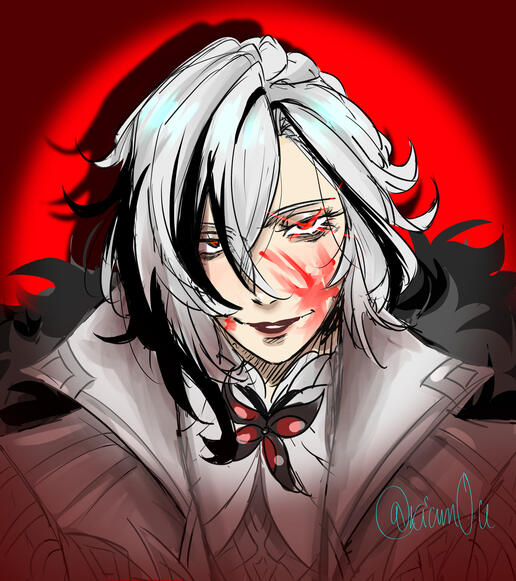 Arlecchino Headshot Colored